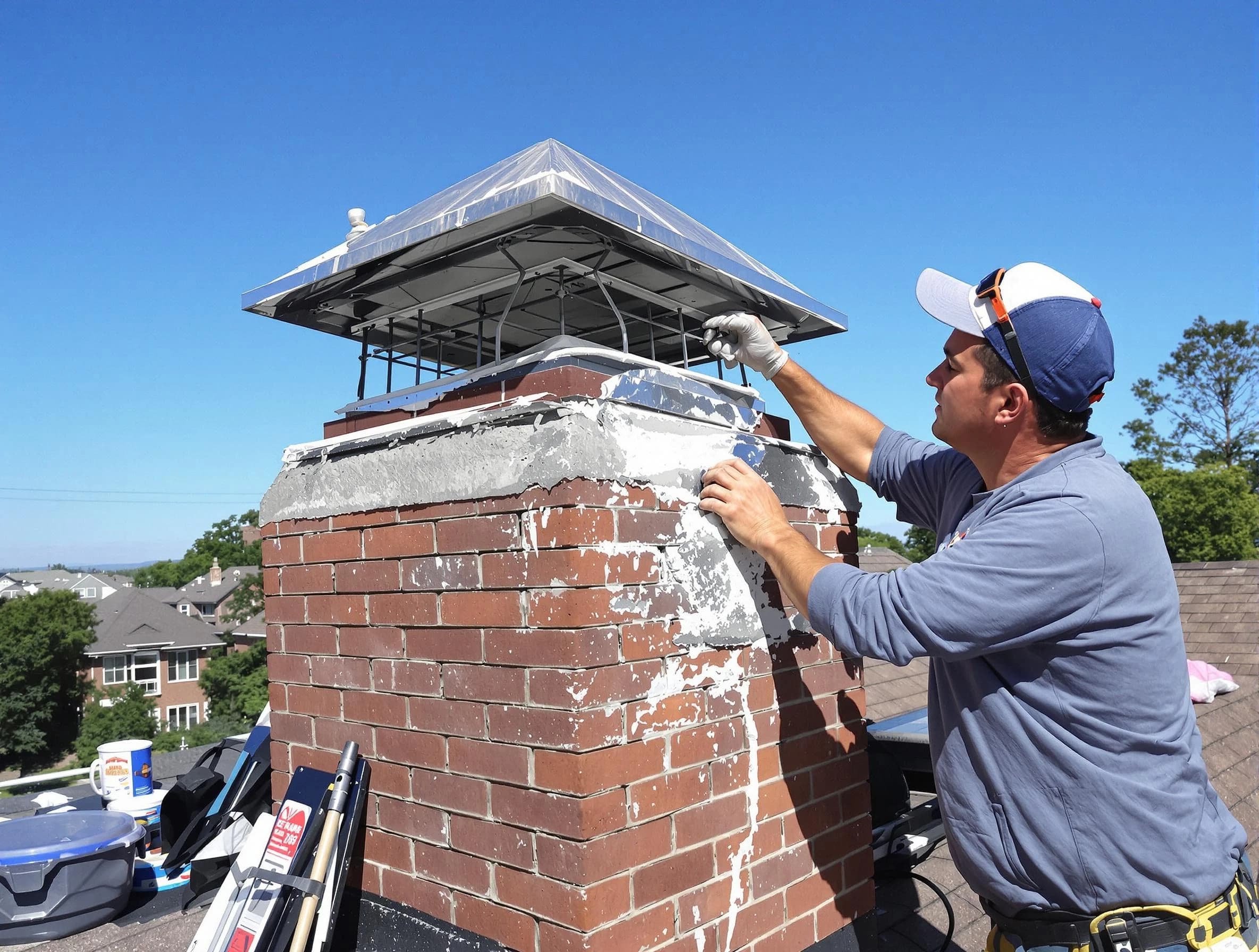 Chimney Crown Services service in El Reno, OK